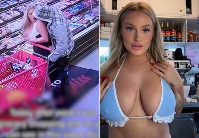 OnlyFans-model deelt beelden van aanranding in supermarkt maar krijgt kritiek: “Draag kleren, dan gebeurt dit niet”