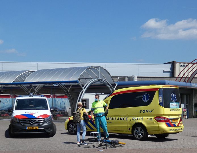 Het slachtoffer in gesprek met de hulpverlener in Veenendaal.