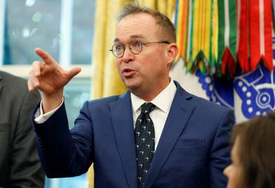 Trump vindt in begrotingsbaas Mulvaney eindelijk nieuwe stafchef