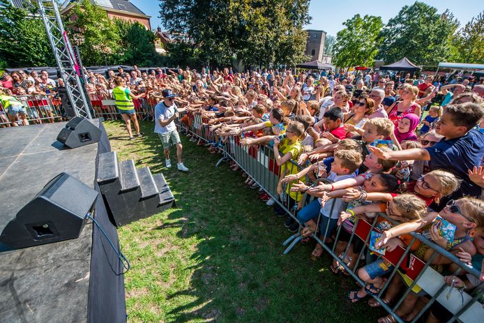 Archieffoto: Youtube-ster Dylan Haegens is op Kids@thepark in 2019.