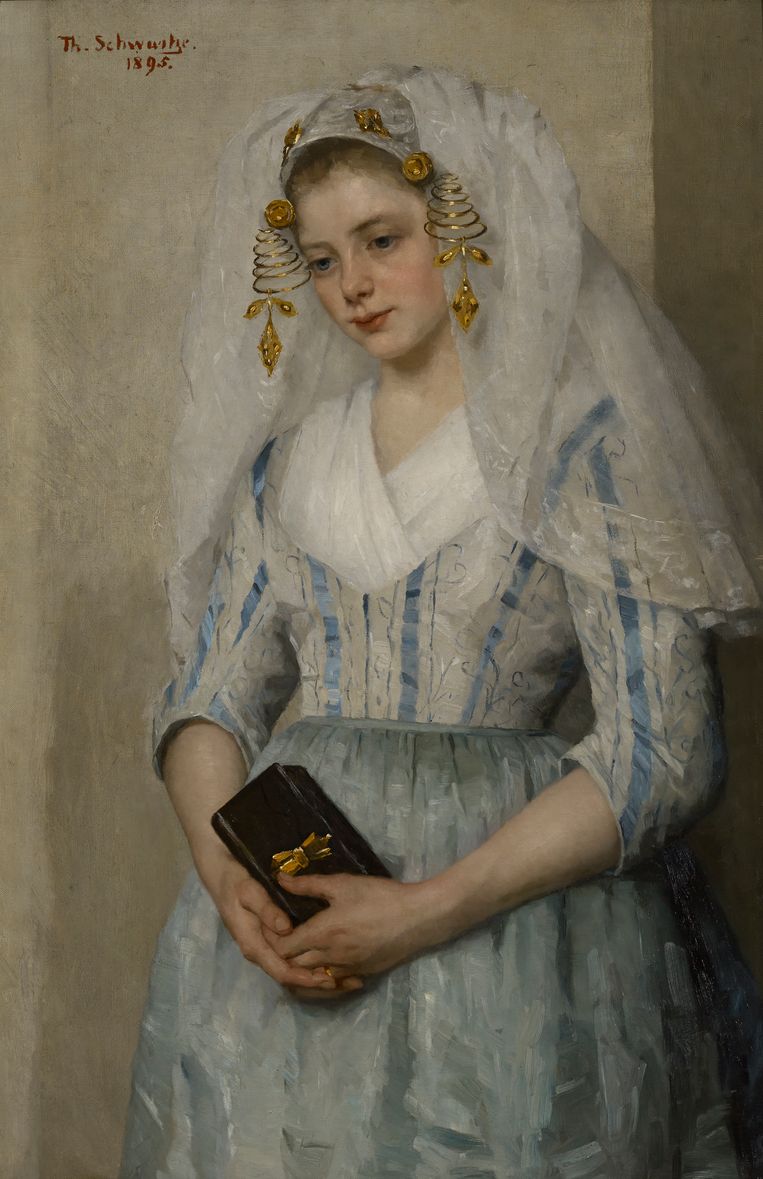 
Thérèse Schwartze, Bruidje uit Oud-Beijerland, 1895. Beeld Zeeuws Museum