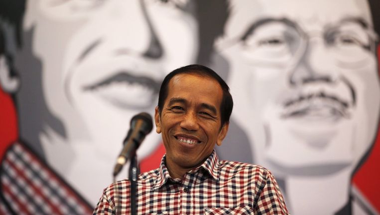 De Indonesische presidentskandidaat Joko Widodo. Beeld reuters