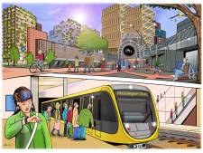 Zelfrijdende auto’s, razendsnelle metro en houten woontorens: zo ziet Nieuwegein er in 2042 (waarschijnlijk) uit