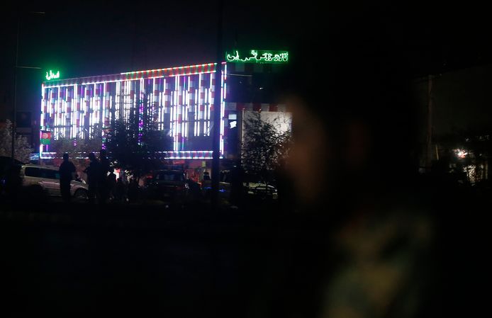 Het Dubai City trouwcentrum in Kaboel waar de bomaanslag plaatsvond.