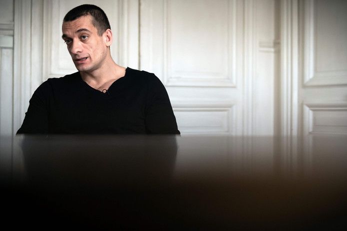 Piotr Pavlenski vendredi dernier à Paris.