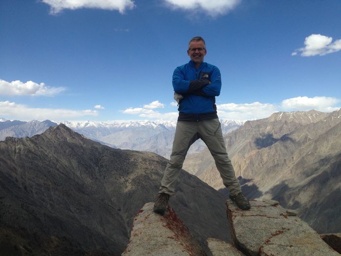 Paul Hegge stond eerder al op de Gasherbrum II in Pakistan.