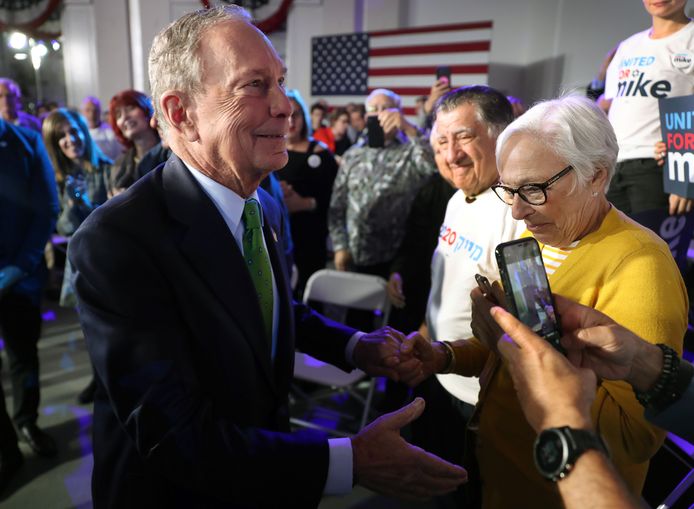 Michael Bloomberg hoopt uiteindelijk de Democratische nominatie te kunnen binnenhalen.