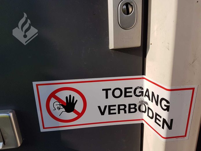 Een verzegeld pand. Foto ter illustratie.