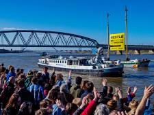 'Plasticmonster’ vaart vanuit Nijmegen naar Nestlé in Zwitserland