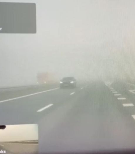Doodeng: spookrijder duikt plotseling op uit de mist