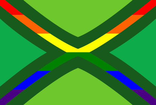 De Achterhoekse regenboogvlag