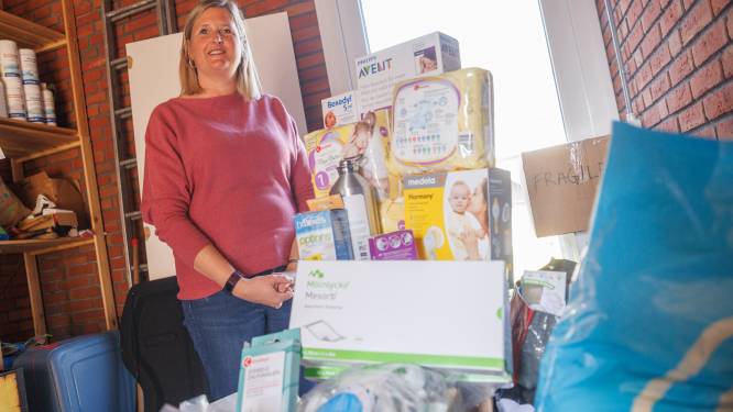 Verloskundigen Irina en Magda brengen bevallingskits naar zwangere Oekraïense vluchtelingen