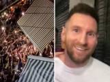 Uitzinnige menigte wacht Messi op na etentje in Argentinië