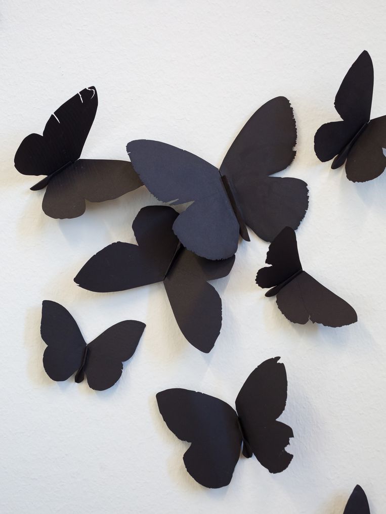 Carlos Amorales, ‘Black Cloud’ (2007). Beeld Peter Tijhuis