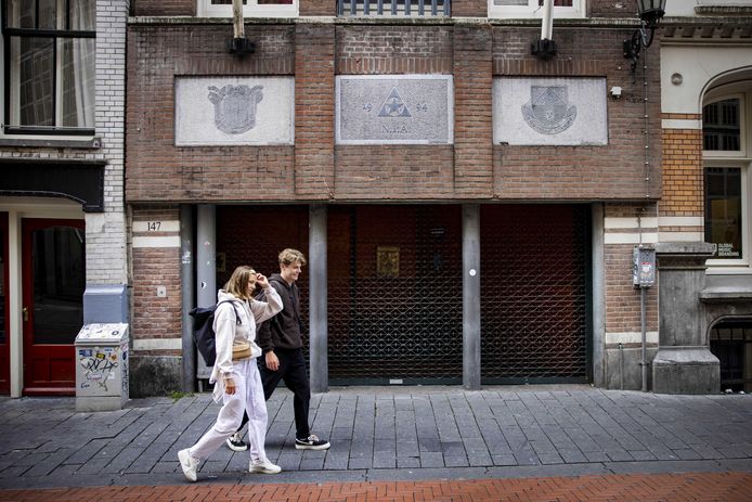 Het hoofdgebouw van het Amsterdamsch Studenten Corps.