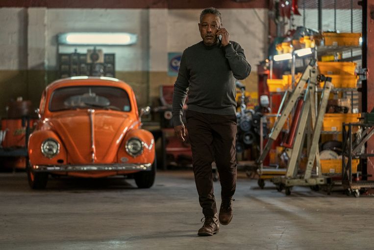 Giancarlo Esposito in de aflevering 'Orange' van 'Kaleidoscope'.  Beeld CLIFTON PRESCOD/NETFLIX