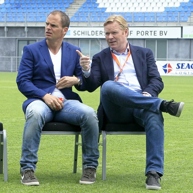 Jansen en Cruijff genieten van De Boer en Koeman | Het Parool