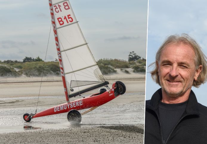 Pannenaar Henri rijdt goud op EK zeilwagenrijden in De Panne “Aan 120