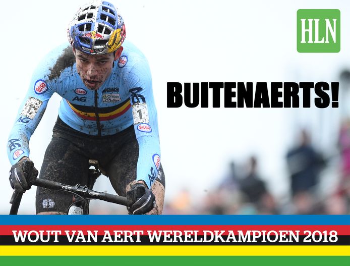 Wout van Aert is voor de derde keer in zijn carrière wereldkampioen veldrijden.