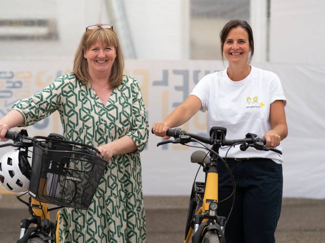 Verpleegkundigen maken gebruik van elektrische fiets in Hasseltse binnenstad: “Een oplossing om op tijd tot bij onze patiënten te geraken”