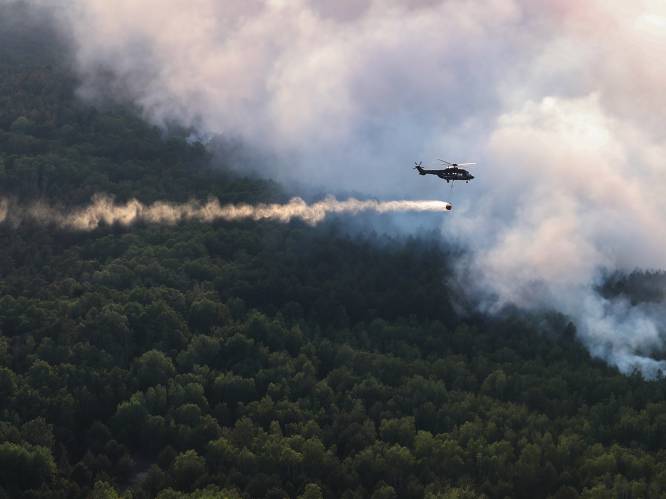 Al honderd hectare bos in brand in noordoosten Duitsland, ook bossen en akkers in Frankrijk getroffen