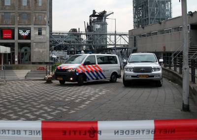 De eerste beelden van de terreurdreiging in Rotterdam