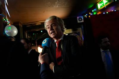 Geert Wilders in eerste overwinningsspeech: “PVV is niet meer te negeren, door welke partij dan ook”