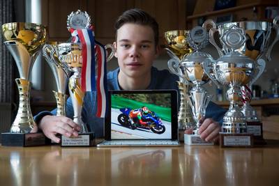 Podiumplaats overleden coureur Victor Steeman (22) blijft voor eeuwig leeg