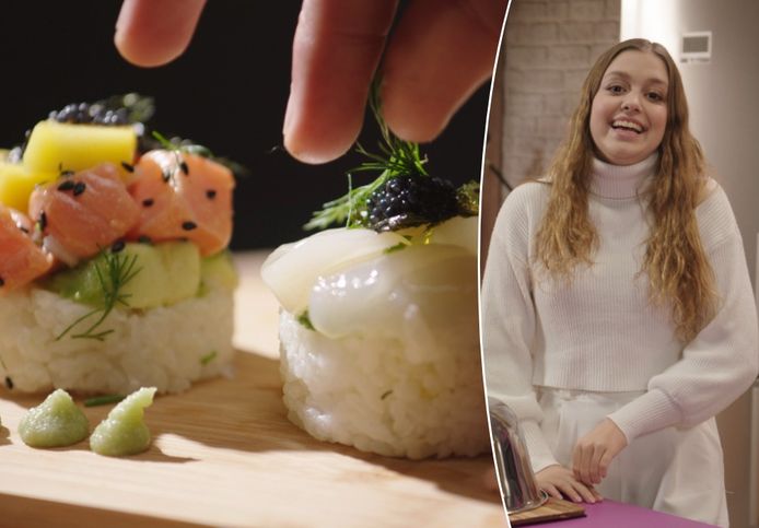 Zita Wauters daagt twee jonge chefs uit om heerlijke sushi-combinaties te maken.