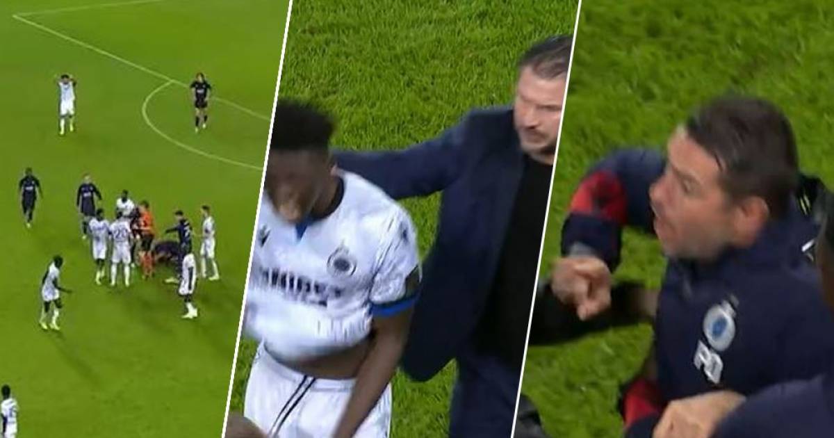 Le bambole ballano dopo che Scilla cade prima su Stroykens e poi accidentalmente Dibast: ‘Felice di rivedere Paul Ocon’ |  Jupiler Pro League