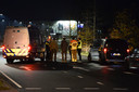 Politie en douane op Bavelseparklaan in Breda.