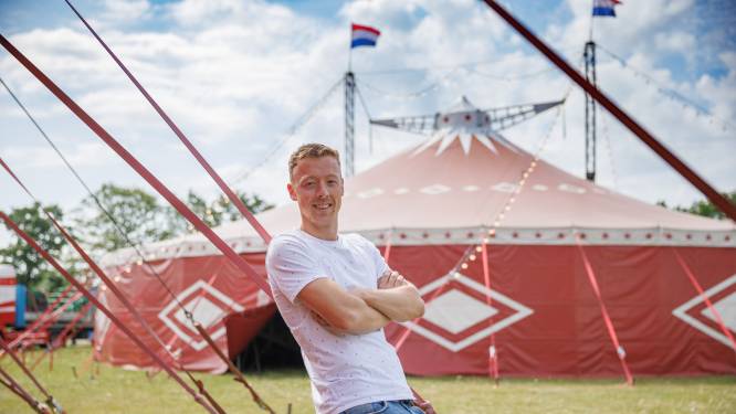 Kevin (29) is blij dat het zomercircus in Etten-Leur nog bestaat: ‘Eindelijk mogen we weer!’