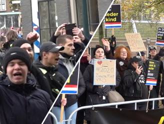 Zo zag de demonstratie tegen Zwarte Piet eruit tijdens de intocht van Dordrecht