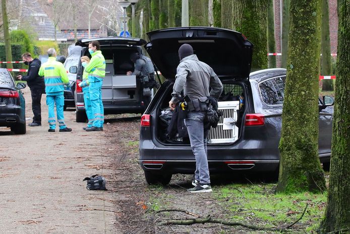 Het arrestatieteam.
