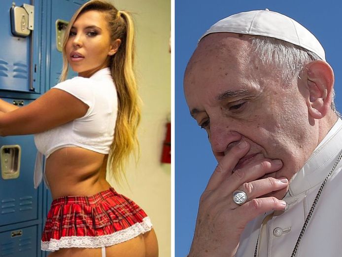 Het Braziliaanse model Natalia Garibotto kreeg plots een like van paus Franciscus op Instagram.
