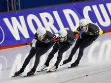 Amerikanen winnen ploegenachtervolging, B-ploeg Nederland zesde