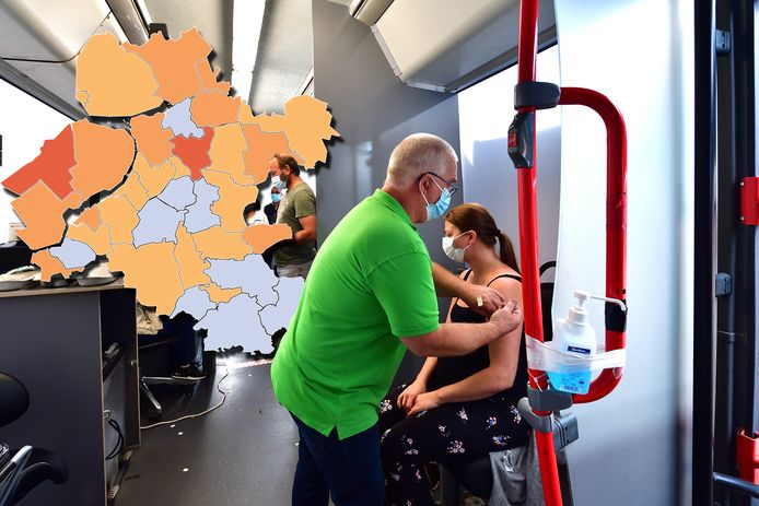De corono-cijfers in de regio van 26 augustus.