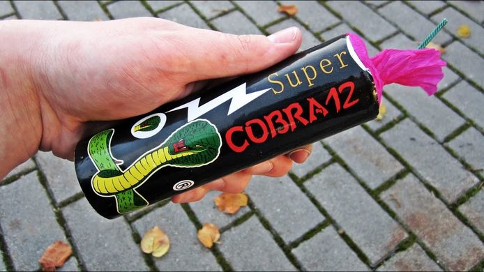 Cobra’s zijn illegaal knalvuurwerk.