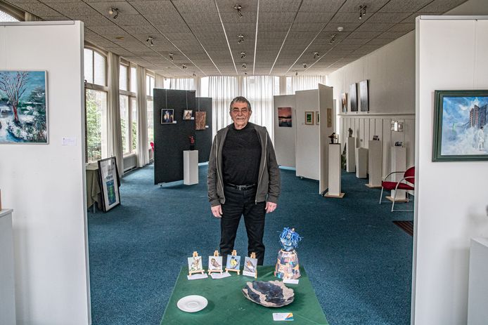 Voorzitter Ton Kock van Kunstkring Voorst hoopte op steun van de gemeentepolitiek om zijn stichting overeind te houden.