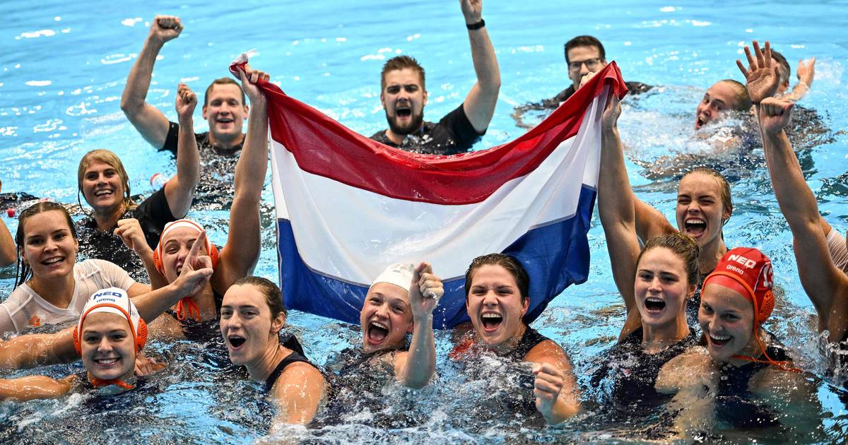 Uitgerekend bij derde goud ooit voor waterpolosters Oranje is er geen Twentse inbreng ‘Met