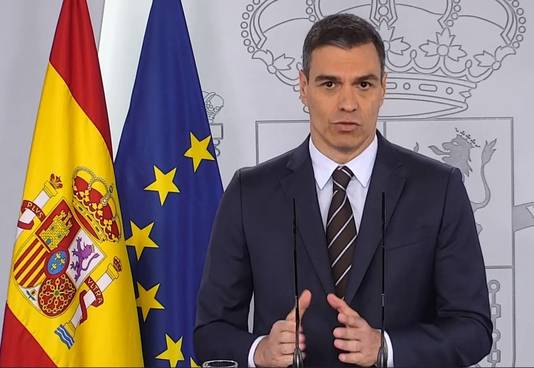 De Spaanse premier Pedro Sánchez.