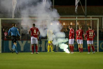 Vuurwerk verpest bekeravond voor Harkemase Boys