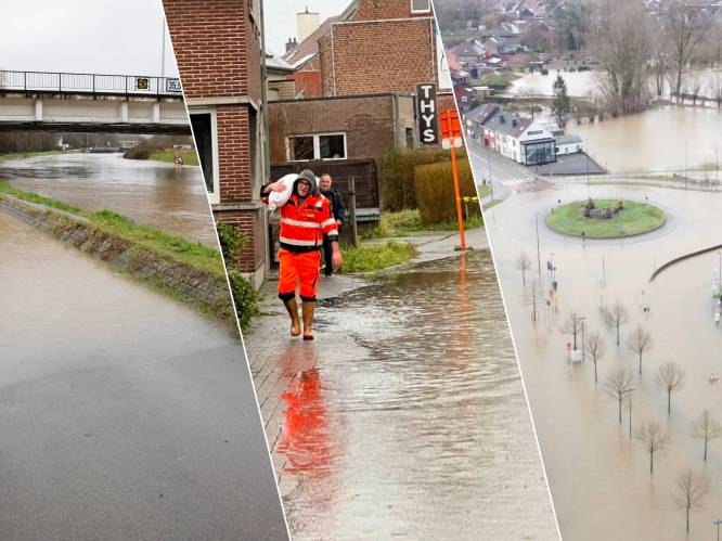 OVERZICHT. Op deze plaatsen in Vlaanderen zorgt de hevige regenval voor wateroverlast