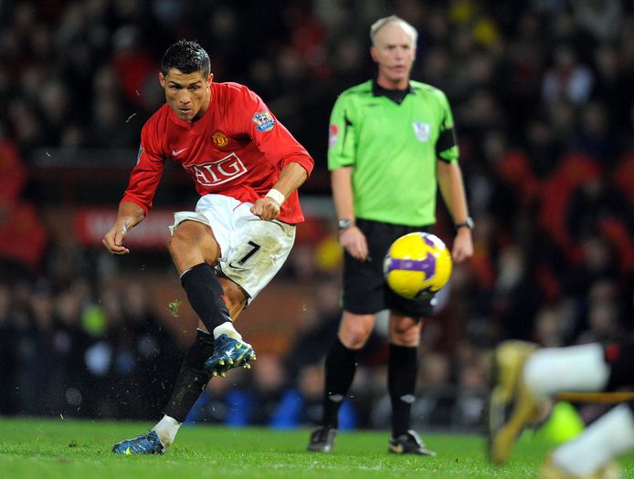 Cristiano Ronaldo scoorde 118 goals voor Manchester United.