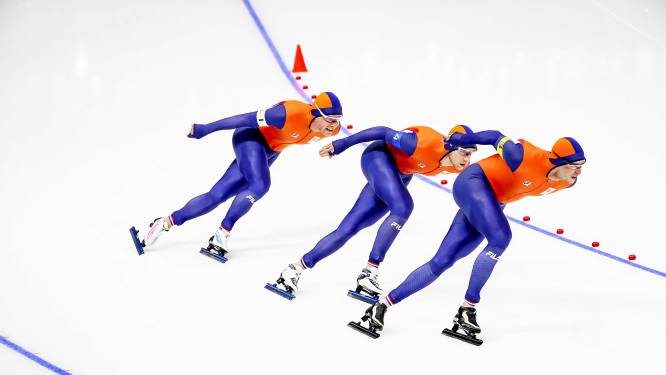 Mannen met tweede tijd naar halve finale op ploegenachtervolging