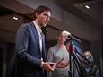 Partijleider Wopke Hoekstra na afloop van het CDA-crisisoverleg in het Carlton President Hotel bij Utrecht.