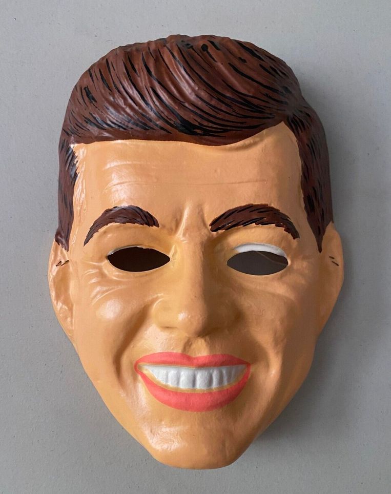 Een John F. Kennedy-masker. Beeld rv