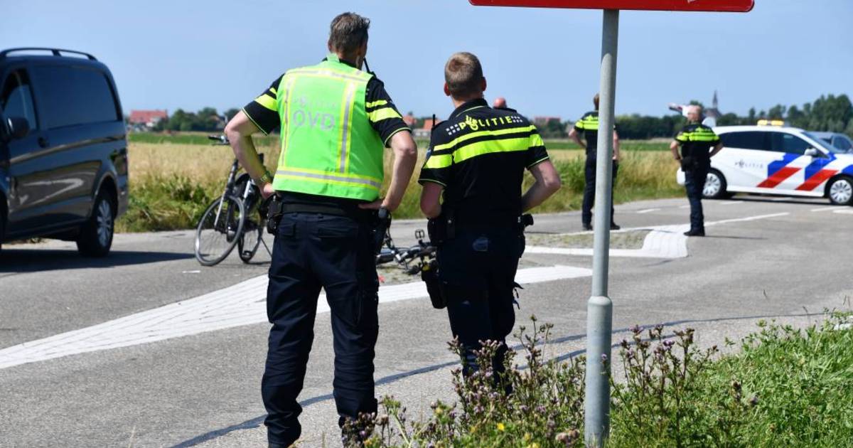 Fietser overleden na ongeluk Meliskerke