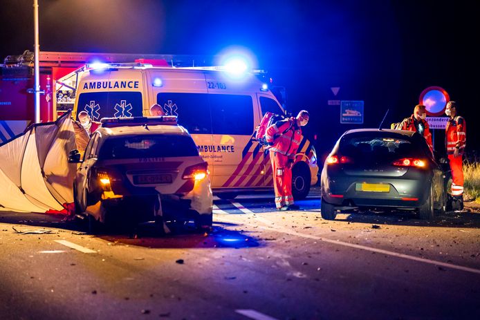 Politieagent overleden bij ernstige aanrijding op de A270 bij Nuenen