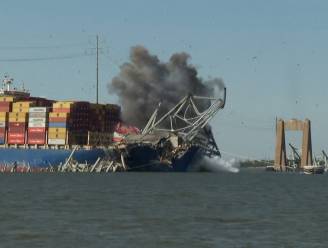KIJK. Laatste restanten van ingestorte brug in Baltimore tot ontploffing gebracht: “Op koers om kanaal tegen eind mei te heropenen”
